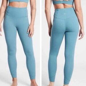 Athleta Blue Elation Leggings 7/8 Tight